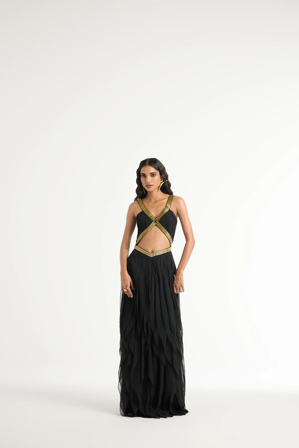 green halter wedding guest dress Dark Green Mermaid Halter Ruched Satin Long Bridesmaid Dress