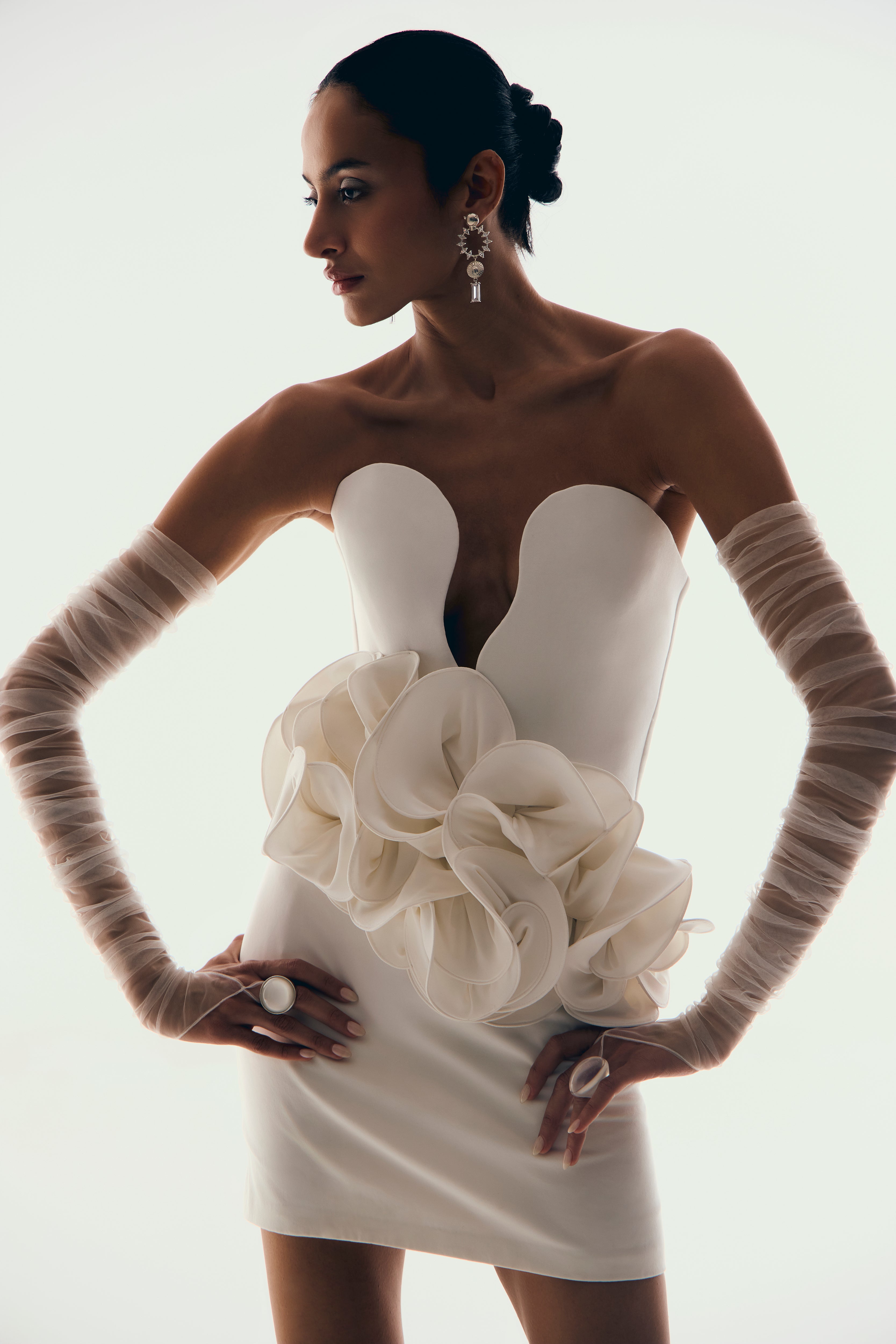 Seraphine Sculpted Mini in White